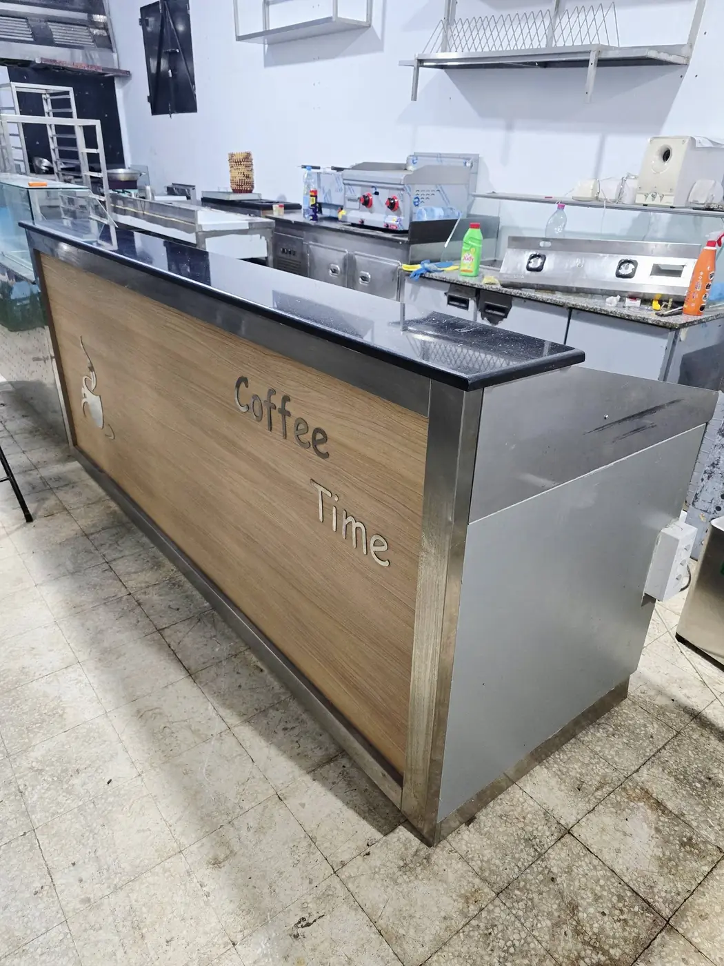 Comptoir de café Frigotechnique — 2,50 m