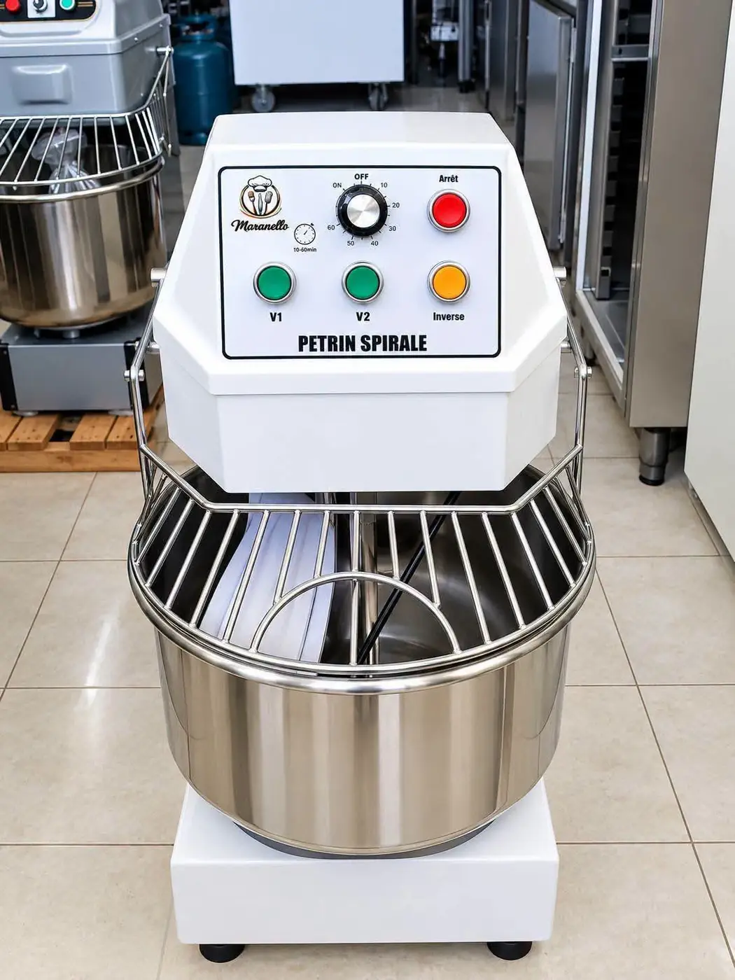 Pétrin à spirale — 20 L, 10 kg, 220 V